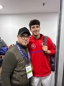 Adam Black at event
